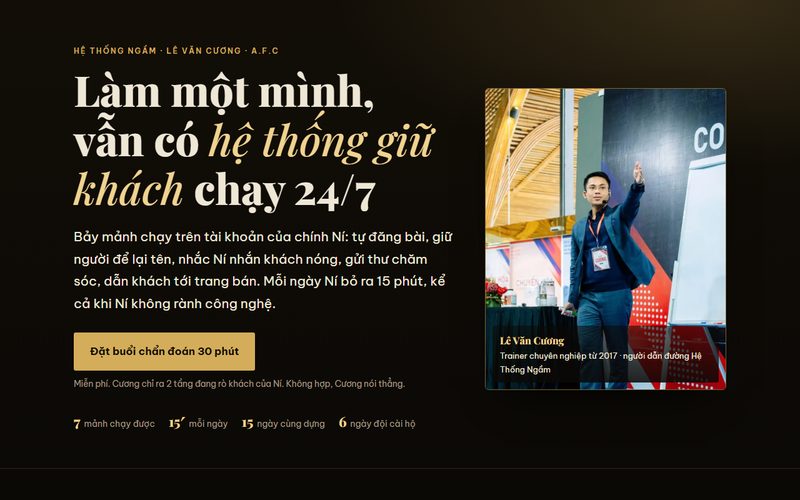 Trang Chuyển Giao Hệ Thống Ngầm của Lê Văn Cương
