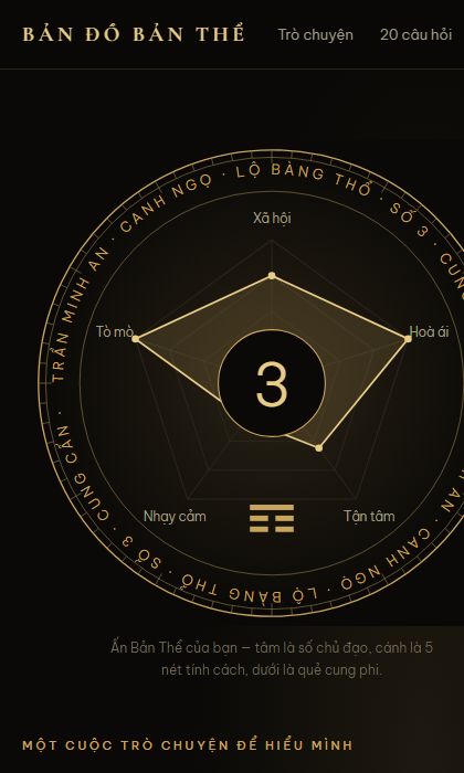 Ứng dụng Bản Đồ Bản Thể trên điện thoại