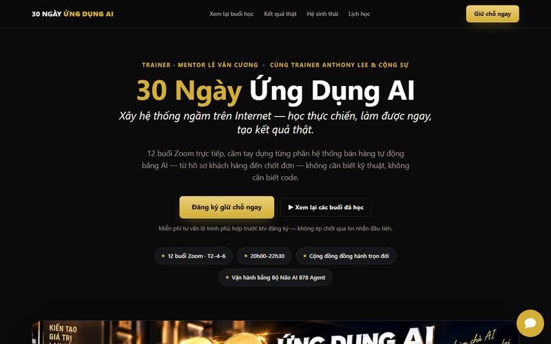 Trang 30 Ngày Ứng Dụng AI
